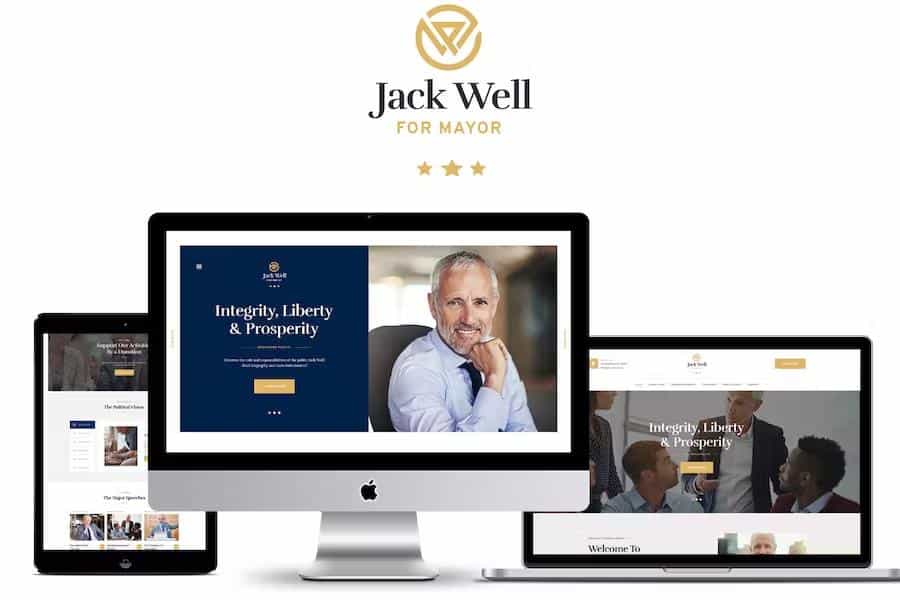 Jack Well - Elections Campaign & Political WordPress Theme
