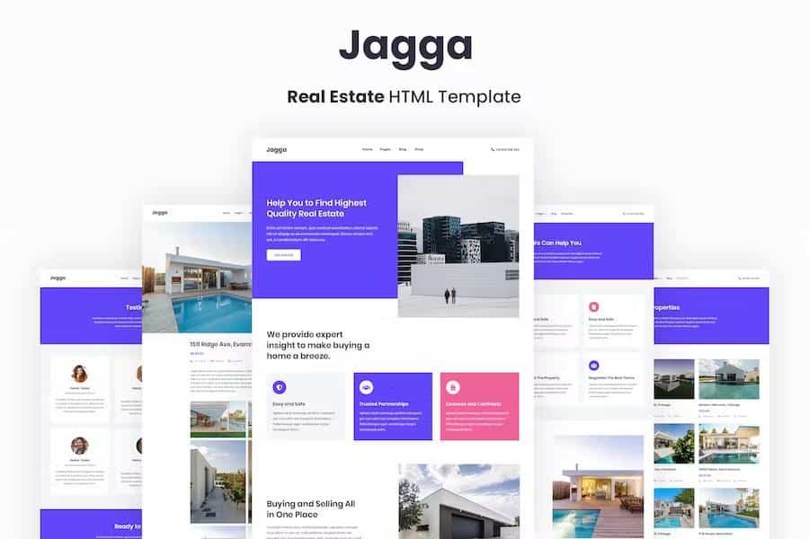Jagga - Real Estate HTML Template
