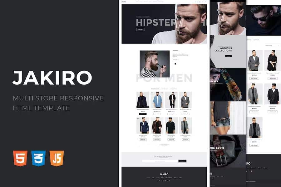Jakiro - Multi Store Responsive HTML Template