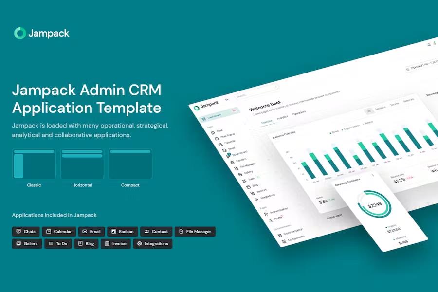 Jampack - Admin CRM Application Template