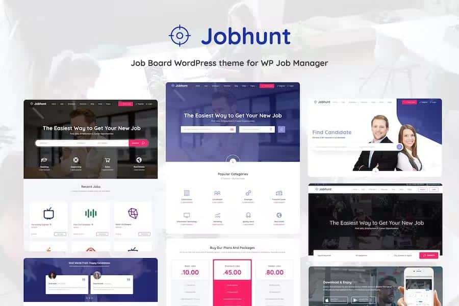 Jobhunt - Job Board WordPress theme for WP Job Manager