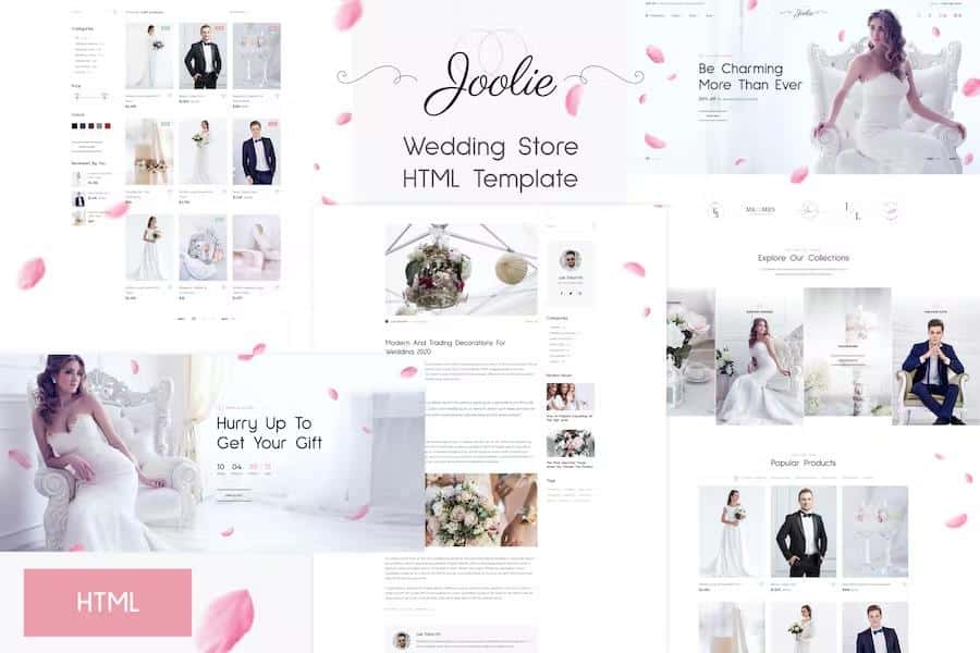 Joolie - Wedding Store HTML Template