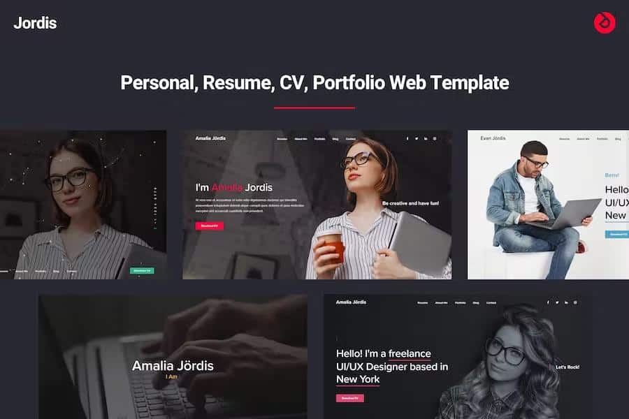 Jordis  - Personal Portfolio Template