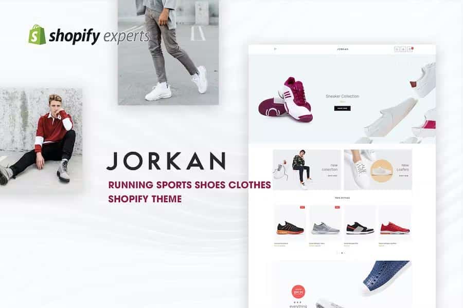 Jorkan - Running Sports Shoes Clothes Shopify Theme