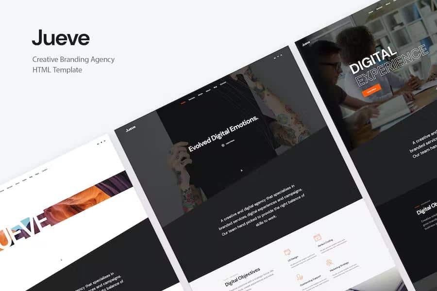 Jueve - Creative Agency Onepage HTML Template