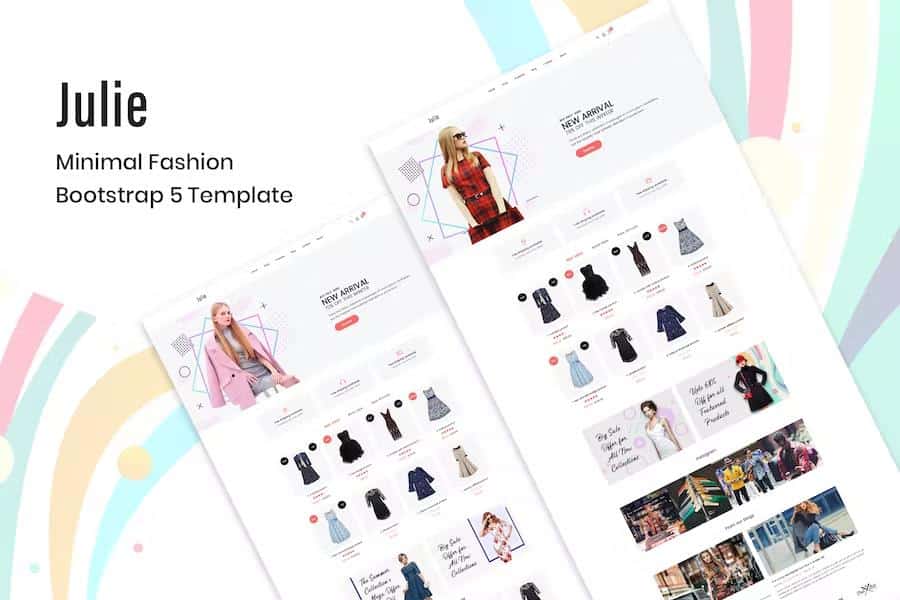 Julie - Minimal Fashion Bootstrap 5 Template