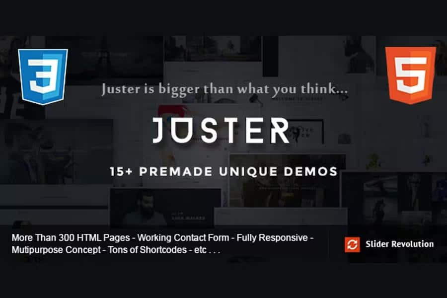 Juster - Multi-Purpose HTML Theme