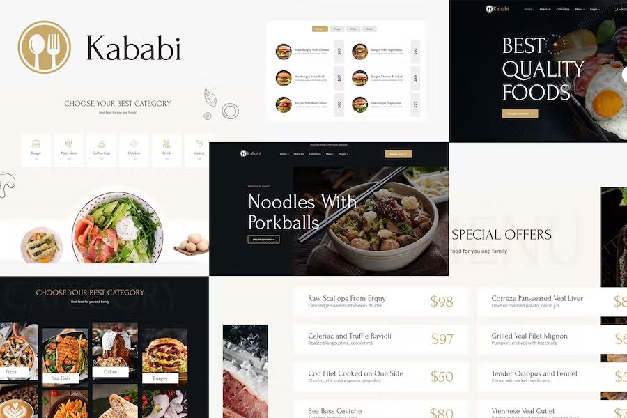 Kababi Restaurant WordPress Theme