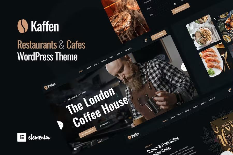 Kaffen - Cafe Coffee WordPress Theme