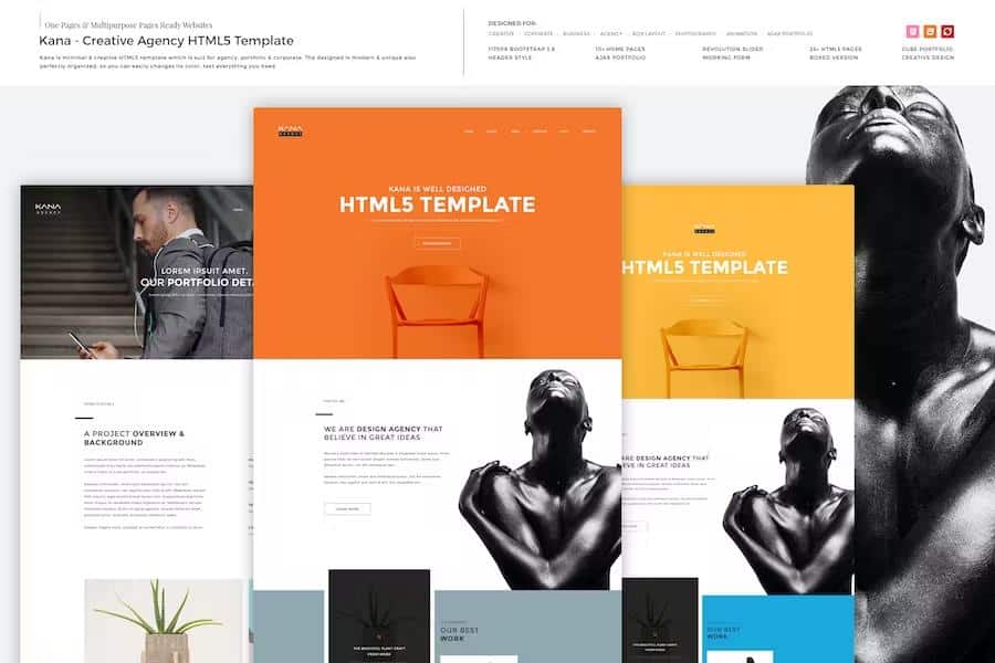 Kana - Creative Agency HTML5 Template