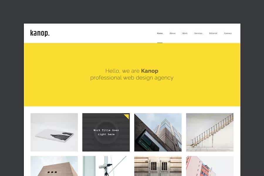 Kanop - Photography & Personal Blog HTML Template