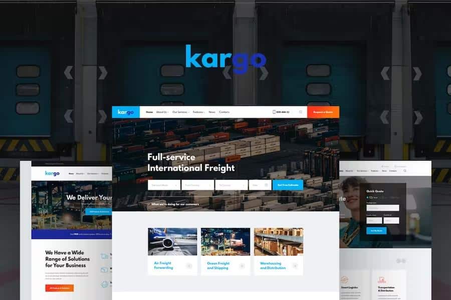 Kargo - Logistics & Transportation WordPress Theme