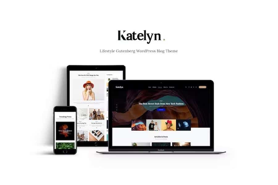Katelyn - Creative Gutenberg Blog WordPress Theme