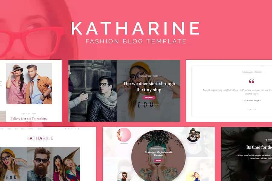 Katharine - Modern Fashion Blog Template