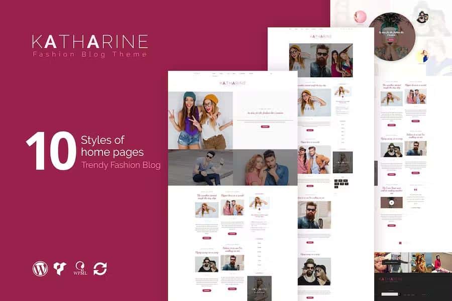 Katharine - Modern Fashion Blog Theme