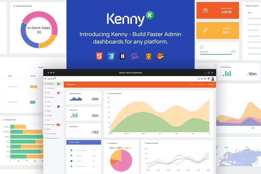 Kenny - Dashboard   Admin Site Responsive Template