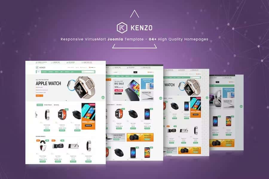 Vina Kenzo - Responsive VirtueMart Joomla Template