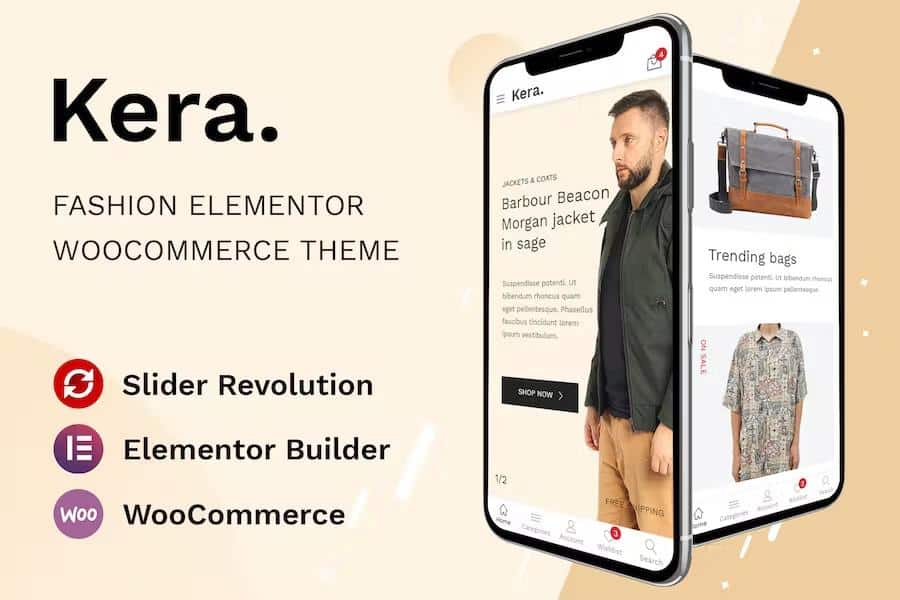 Kera - Fashion Elementor WooCommerce Theme
