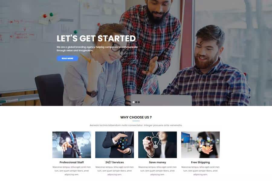 Kiamo - Responsive Business Service WordPress Theme