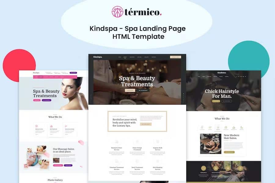 Kindspa - Spa and  Beauty Salon HTML5 Template