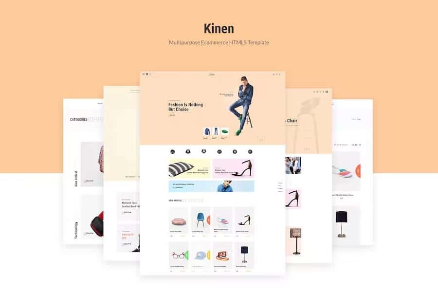 Kinen - Multipurpose Ecommerce Template