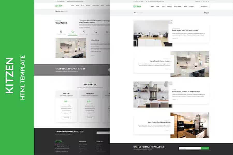 Kitzen - Modern Kitchen HTML Template