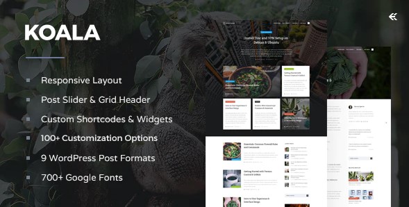 Koala - Responsive WordPress Blog Theme