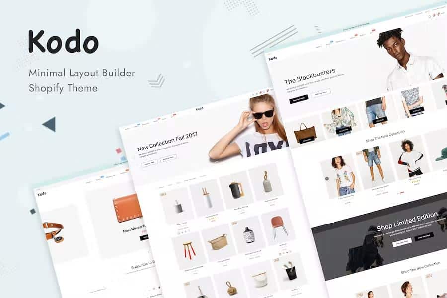 Product preview supplied for Kodo - Minimal Layout Builder Shopify Theme