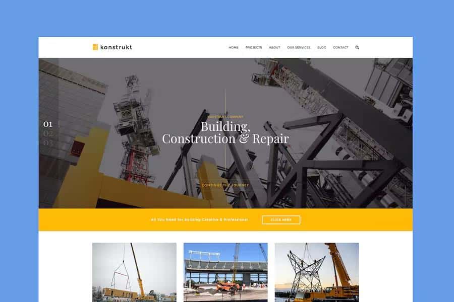 Konstrukt - HTML5 Construction & Building Template