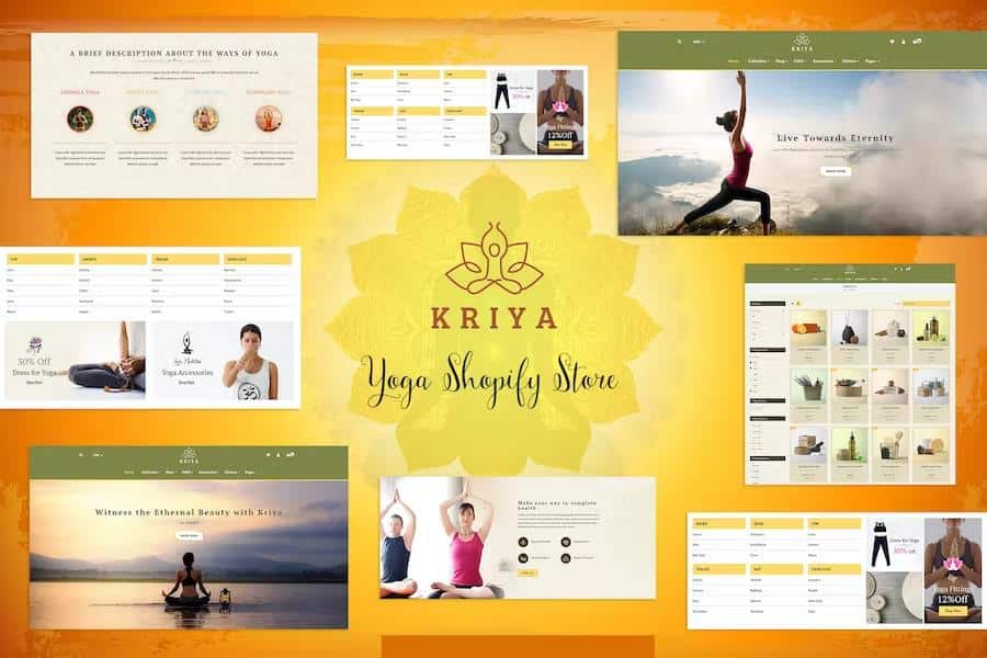 Kriya - Pilates, Yoga Shopify Theme