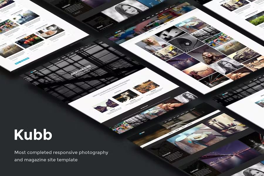 Kubb - Photography Template for Photographers