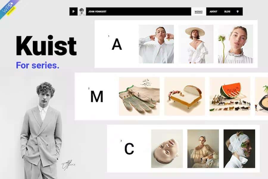 Kuist - Photography Series Portfolio WordPress Theme