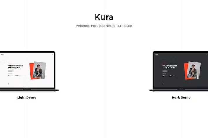 Kura - Personal Portfolio Nextjs Template listing image