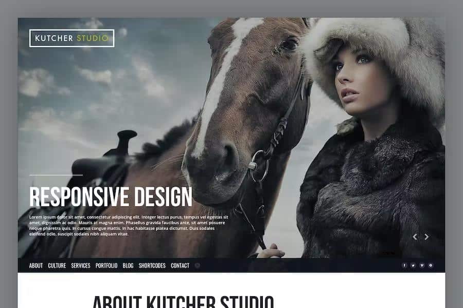 Kutcher Studio - Responsive Parallax Template