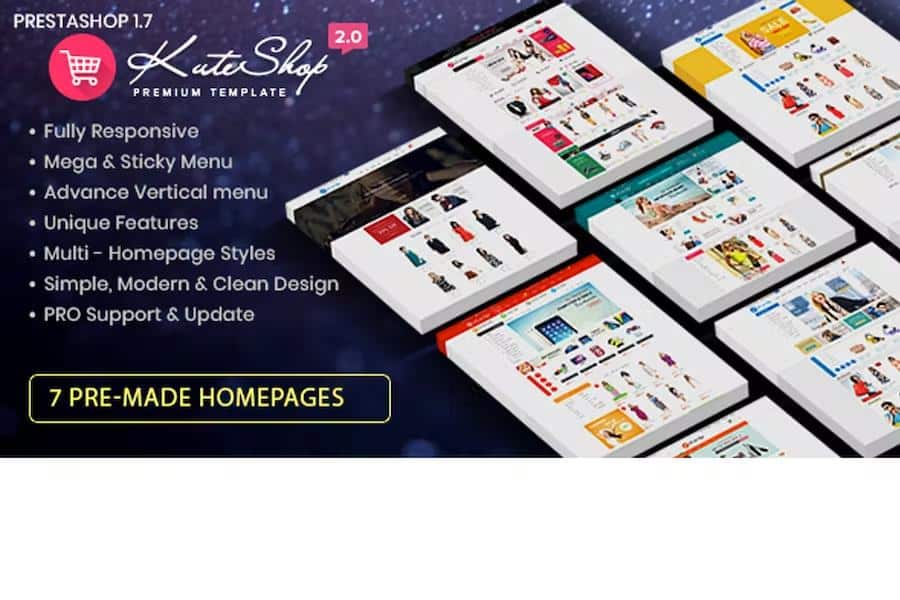 KuteShop - Fashion, Electronics & Marketplace Prestashop 1.7 Theme (RTL Supported)