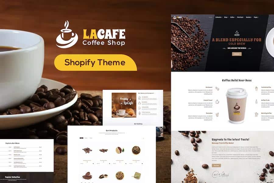 La Cafe - Coffee Shop Shopify Theme