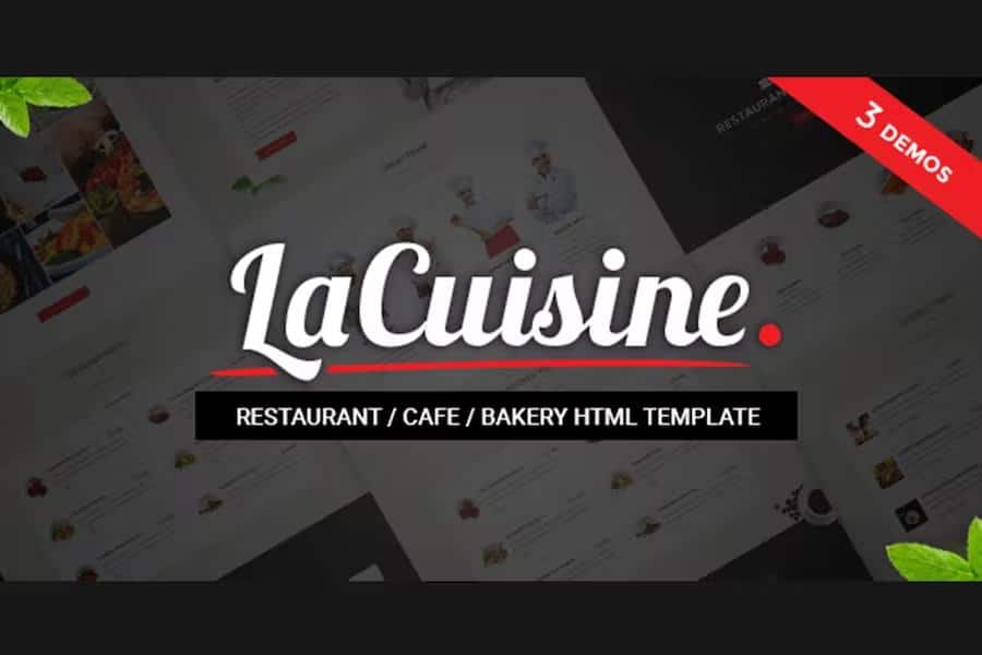 LaCuisine - Restaurant HTML Theme