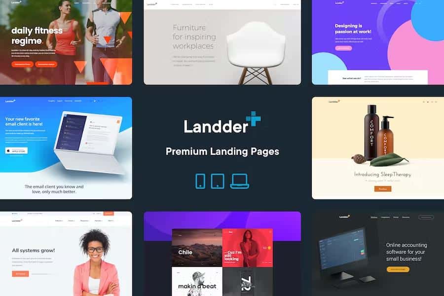 Landder+ - Lead Generation Landing Pages HTML Template