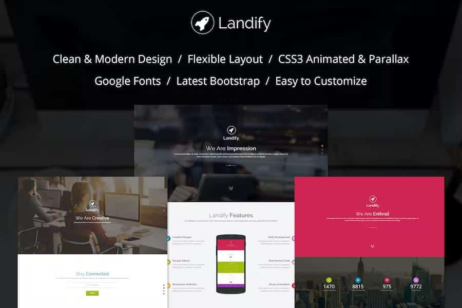 Landify - One Page Parallax