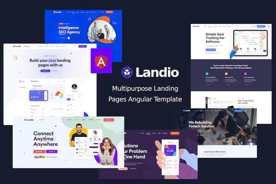 Landio - Multipurpose Landing Page Angular Template