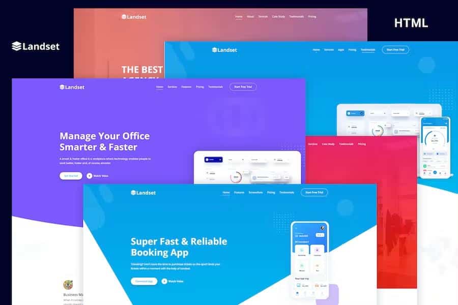 Landset - Multipurpose Landing Page Template