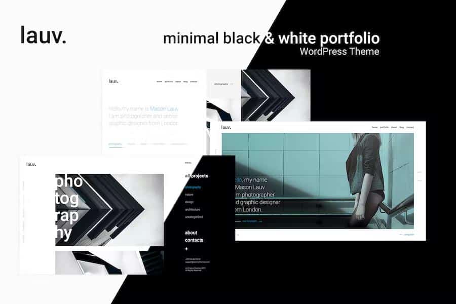 Lauv - Trendy Portfolio WordPress