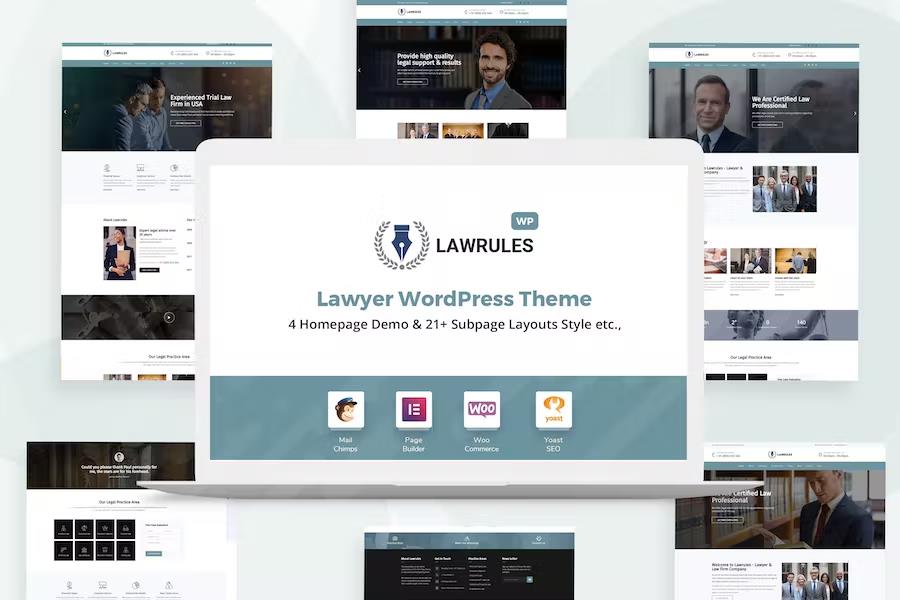 Lawrules - Lawyer WordPress Theme