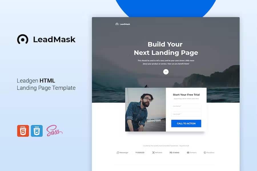 LeadMask - Business HTML Landing Page Template