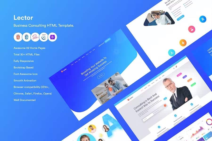 Lector- Business Consulting HTML Template.
