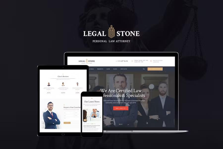 Legal Stone - Lawyers & Attorneys WordPress Theme