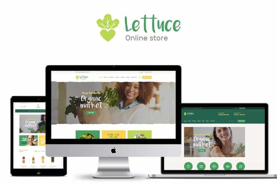 Lettuce - Organic Food & Eco Online Store Products WordPress Theme