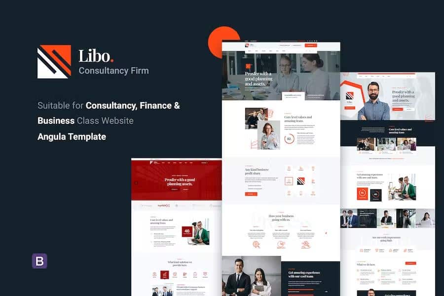 Libo - Consultancy, Finance & Business Angular Template