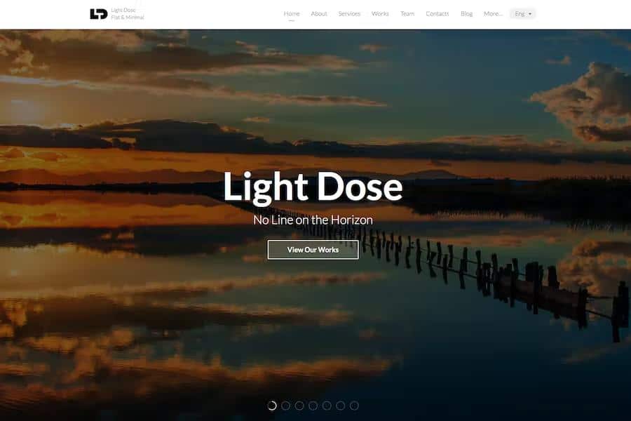 LightDose - Flat&Minimal Responsive HTML Template