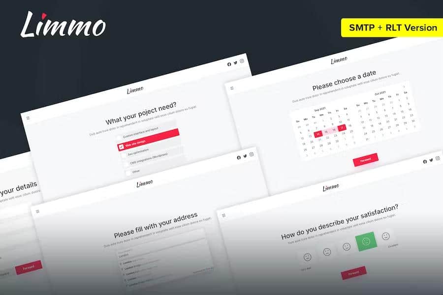 Preview image for Limmo - Multipurpose Form Wizard